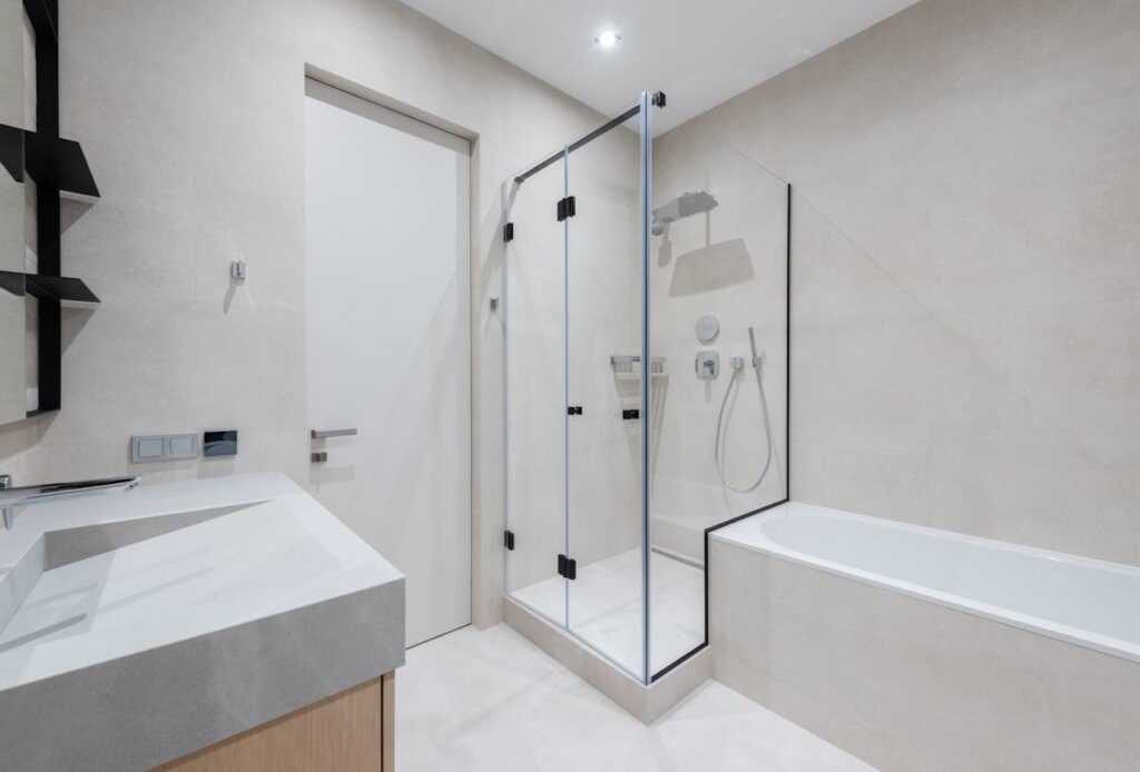 semi frameless walk in shower installation mobile al