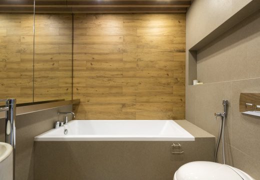 Walk-in showers and tub Walk-in showers and tub